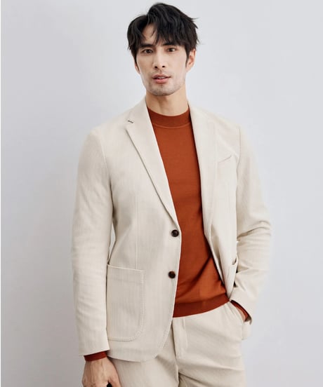 corduroy slim casual jacket /2color　SH2314