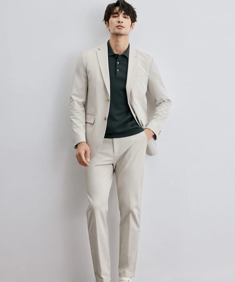 tapered stretch pants /2color　SH2003