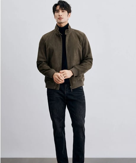 black gray wash stretch jeans　SH2312