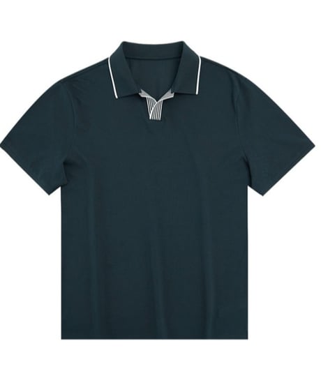 mulberry silk cotton piqué t-shirt /2color　SH2536