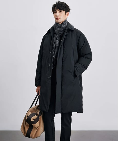 white goose lapel down jacket /2color　SH2412