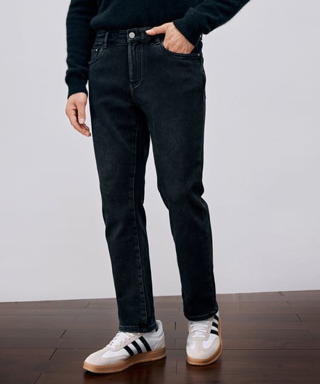 denim pants stretch slim straight fit　SH2579