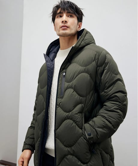 down jacket long /2color　SH2201