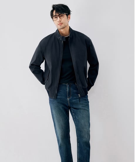 jacket with stand-up collar /2color　SH2672