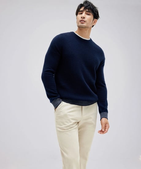 round neck sweater cashmere 100%　SH2167