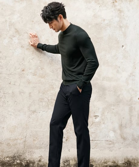 turtleneck sweater wool 100% /3color　SH2428