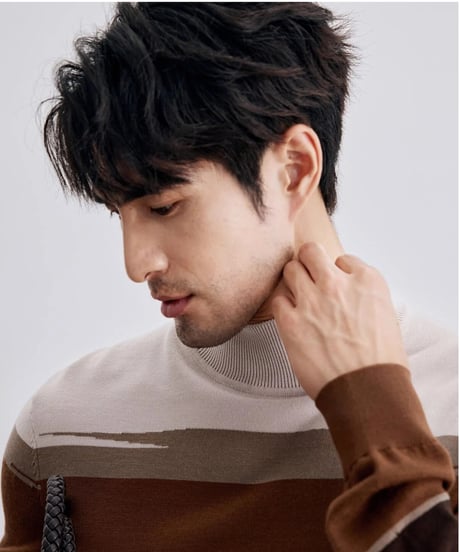 turtleneck sweater wool 100％　SH2317