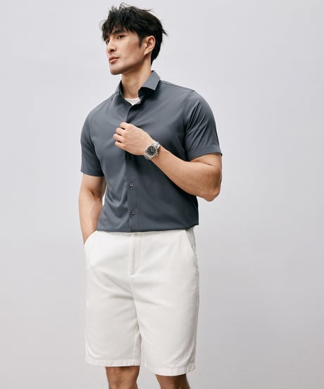 men's casual shirts wrinkle-resistant /4color　SH2471
