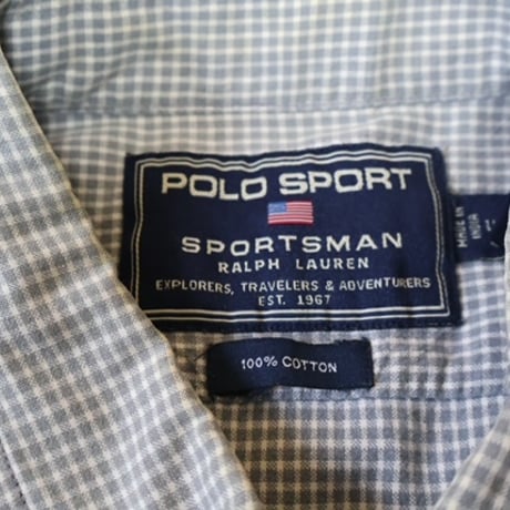 "POLO SPORT" Used Check Shirt