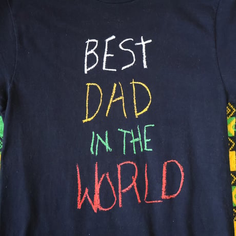 90's “BEST DAD IN THE WORLD"Made In U.S.A Used T-Shirt