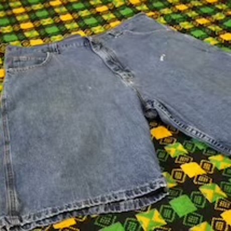 "Wrangler” Used Denim Painter Shorts