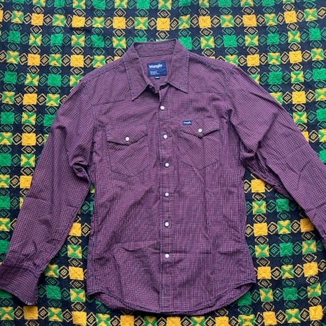 Used Wrangler Check Western Shirt