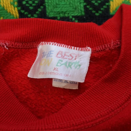 90's "THE BEST ON EARTH" Used Sweat