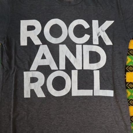 90's Made In U.S.A "ROCK AND ROLL" Used T-Shirt