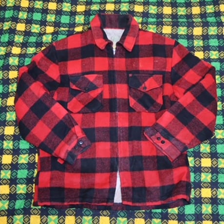 80's Made In U.S.A CANYON GUIDE Used Check Jacket