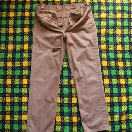 70’s "Lee WESTERNER" Used Cotton Satin Pants