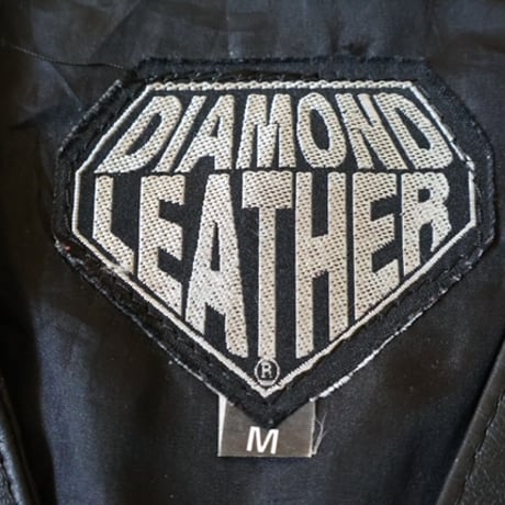 "DIAMOND LEATHER" Used Leather Vest