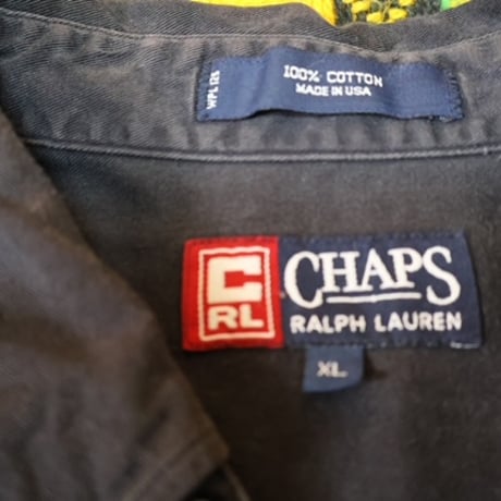 90's Made In U.S.A CHAPS Used Shirt