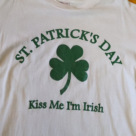 90's "PATRICK’s DAY”Used T-Shirt