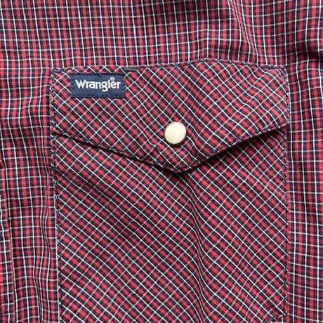Used Wrangler Check Western Shirt