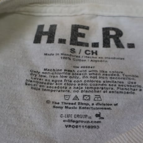 "H.E.R." Used T-Shirt