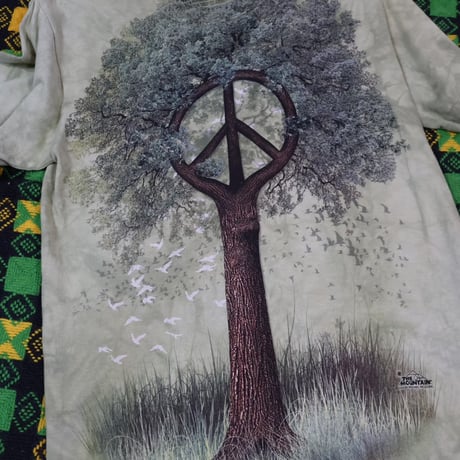 “The Mountain Roots Of Peace” Used T-Shirt
