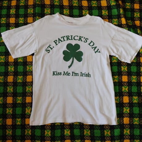 90's "PATRICK’s DAY”Used T-Shirt