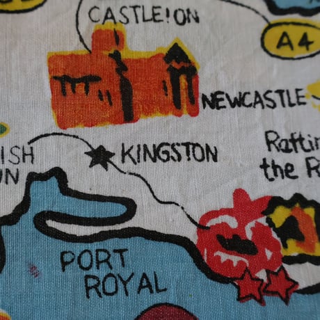 “JAMAICA” Used Tea Towel