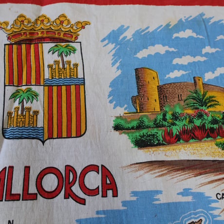 “Spanish” Used Tea Towel