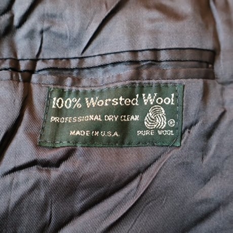 Made In U.S.A "TAILORS ROW by Deansgate" Used 紺ブレ Tailored Jacket"