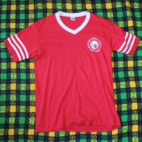 90's “GIRLS MENTOR SOFTBALL LEAGUE" Made In U.S.A Used T-Shirt