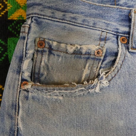 90‘s ”Levi‘s 501” Used Denim