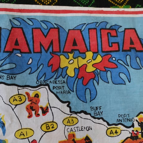 “JAMAICA” Used Tea Towel
