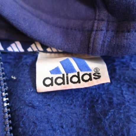 90's "adidas" Used Zip Hoodie