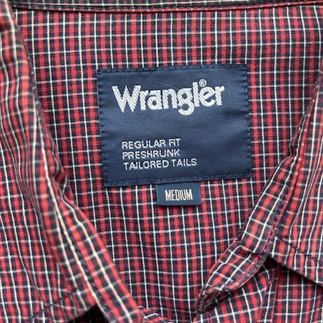 Used Wrangler Check Western Shirt