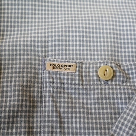 "POLO SPORT" Used Check Shirt