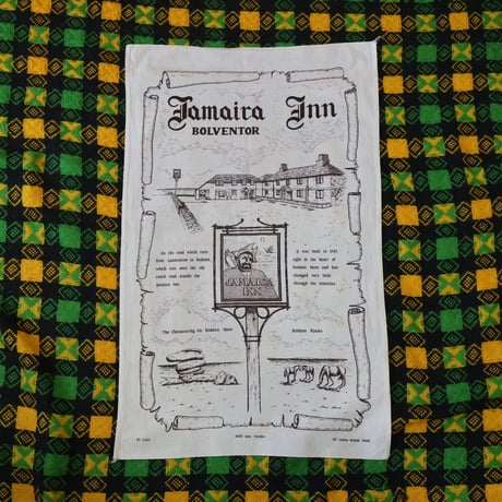“JAMAICA INN” Used Tea Towel