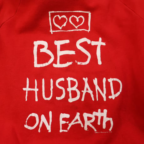 90's "THE BEST ON EARTH" Used Sweat