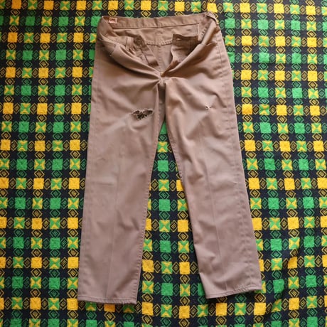 70’s "Lee WESTERNER" Used Cotton Satin Pants