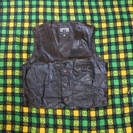 "Made In Italy" Used Leather Vest