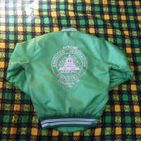 "WEST WIND AFSCME" Used Stadium Jacket”