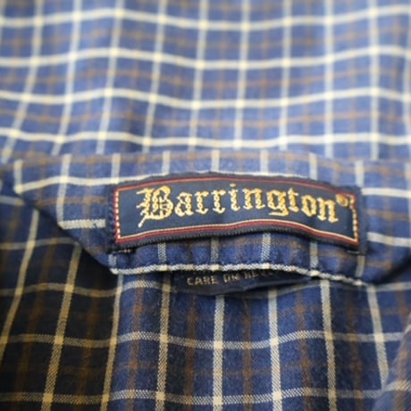 "Barrington"Used Check Shirt