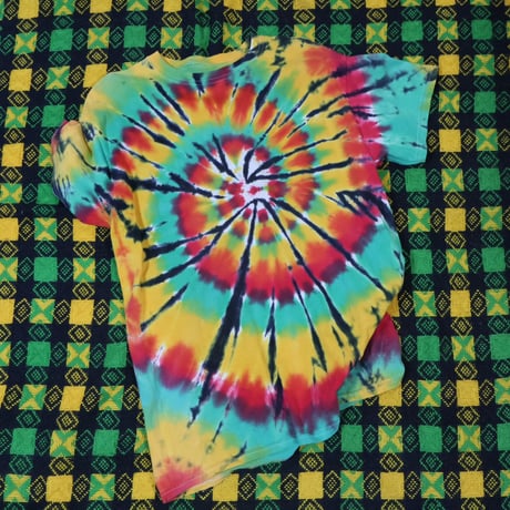 “Rasta Color” Used T-Shirt