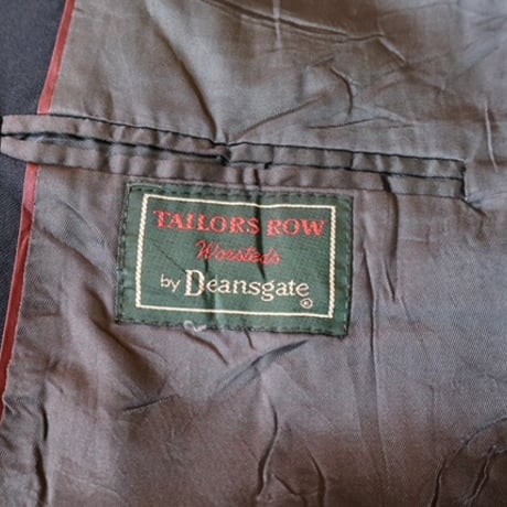 Made In U.S.A "TAILORS ROW by Deansgate" Used 紺ブレ Tailored Jacket"