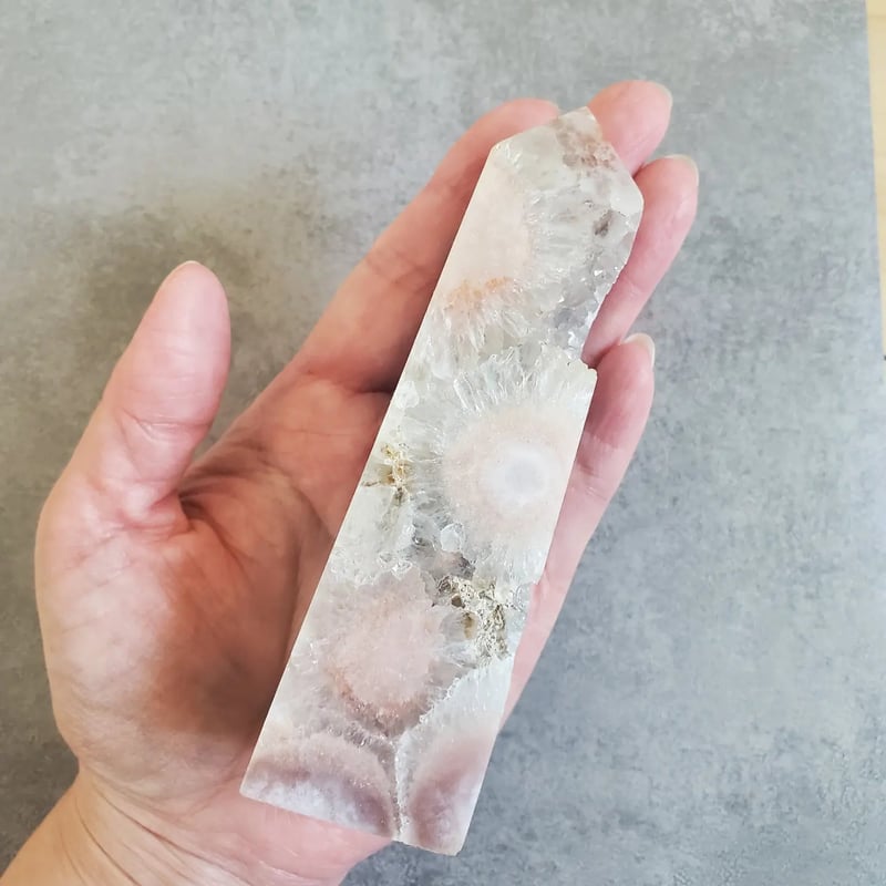 プラシオライト+桜瑪瑙ポイント | Kilig crystal