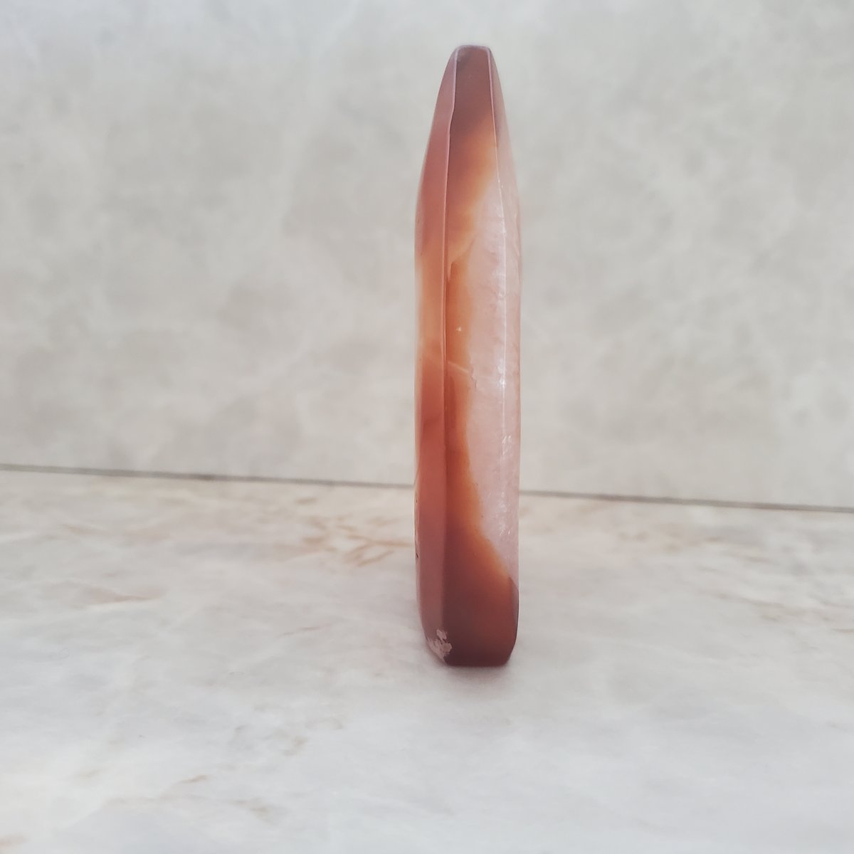 カーネリアン ❣️ドゥルージージオード付き♡ 結晶に虹あり♡ カーネリアンドゥルージー | Kilig crystal