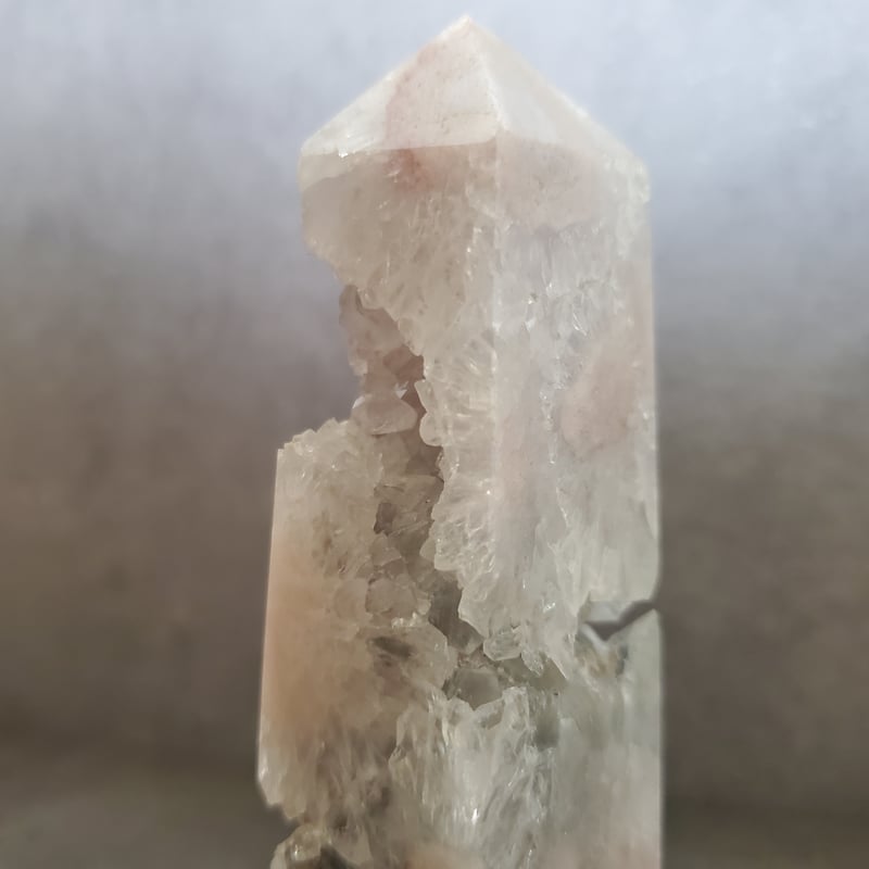 値下げ　高品質　プラシオライト桜瑪瑙　アメジストBIGサイズ　タワー　ポイント ⑱ピンクアメジスト♥️タワー♥️チェリーブロッサム♥️桜瑪瑙♥️花