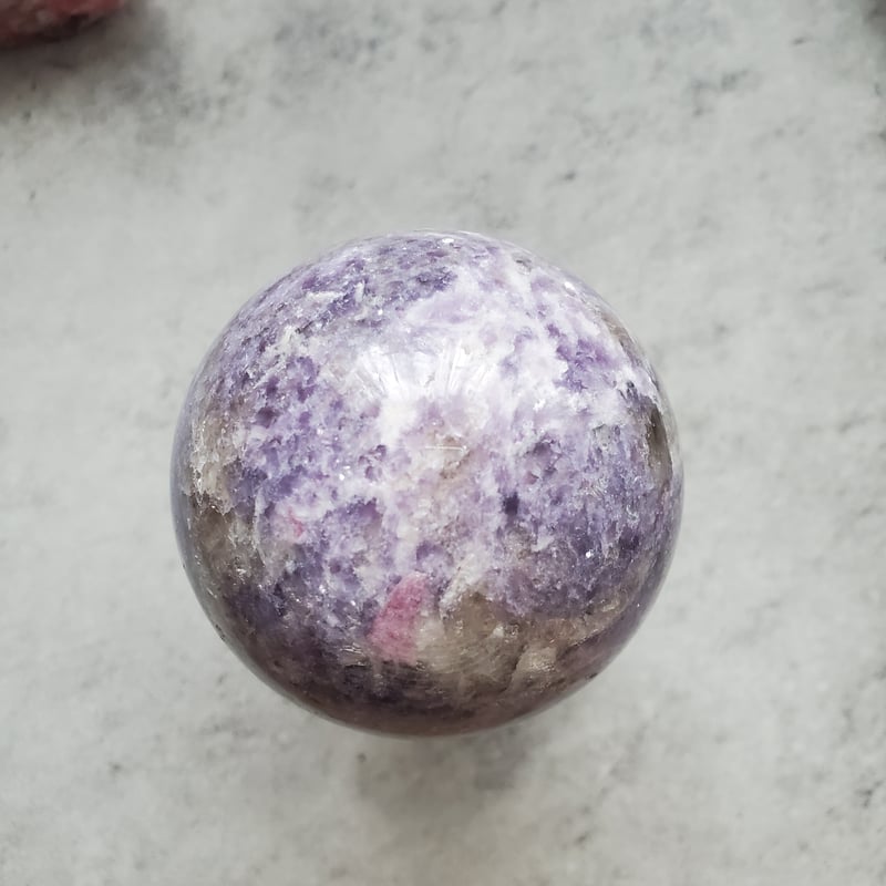 高品質　ユニコーンストーン　スフィア　天然石　ピンクアメジスト好きにも ユニコーンストーン スフィア | Kilig crystal