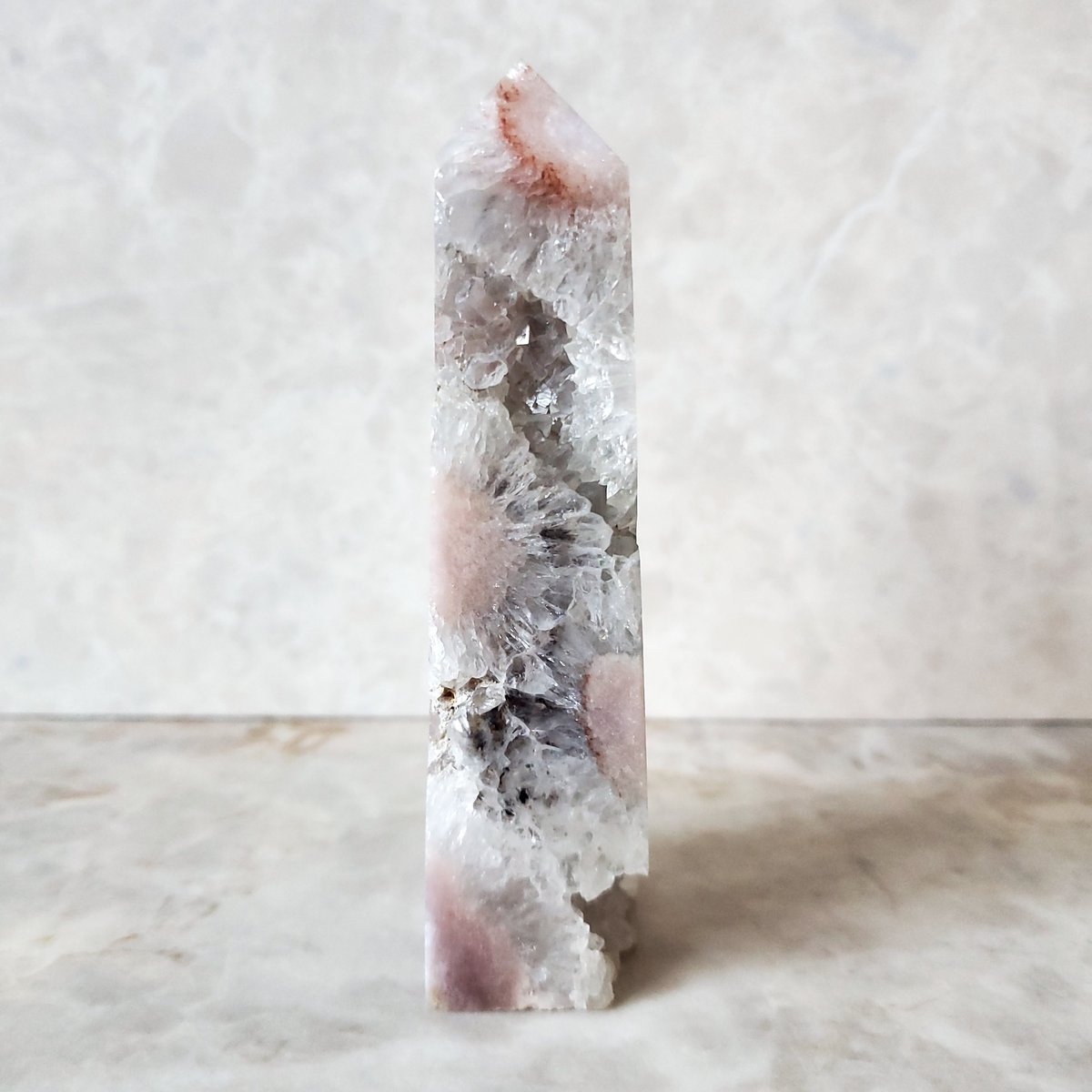 プラシオライト+桜瑪瑙ポイント | Kilig crystal