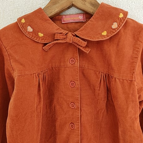 コーデュロイブラウス(100cm)　Gｰ0043